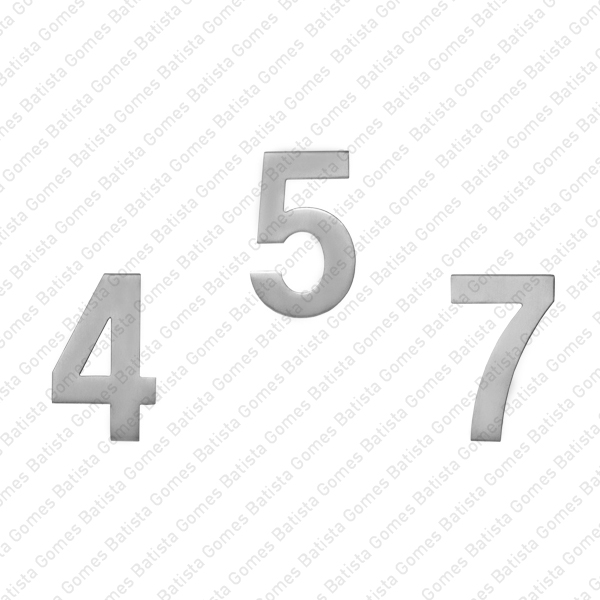 Algarimos 100mm (0 ... 9) - INOX 304